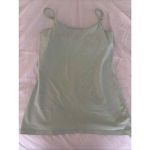 Express sz S Women's Lightweight Mint Green Cami bra shelf Tank Top